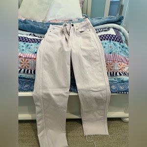 for all mankind light pink jeans